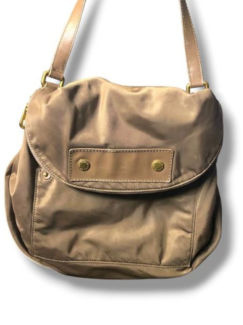Marc Jacobs Natasha Preppy Nylon Crossbody - TAN